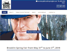 Tablet Screenshot of brooklinspringfair.com